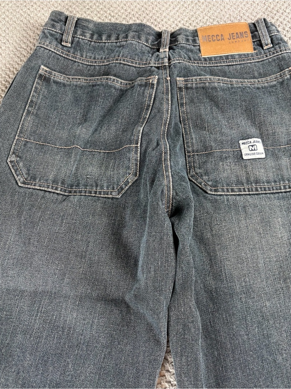 mecca Men's Washed Gray/blue Relaxed Jeans fit *30x27